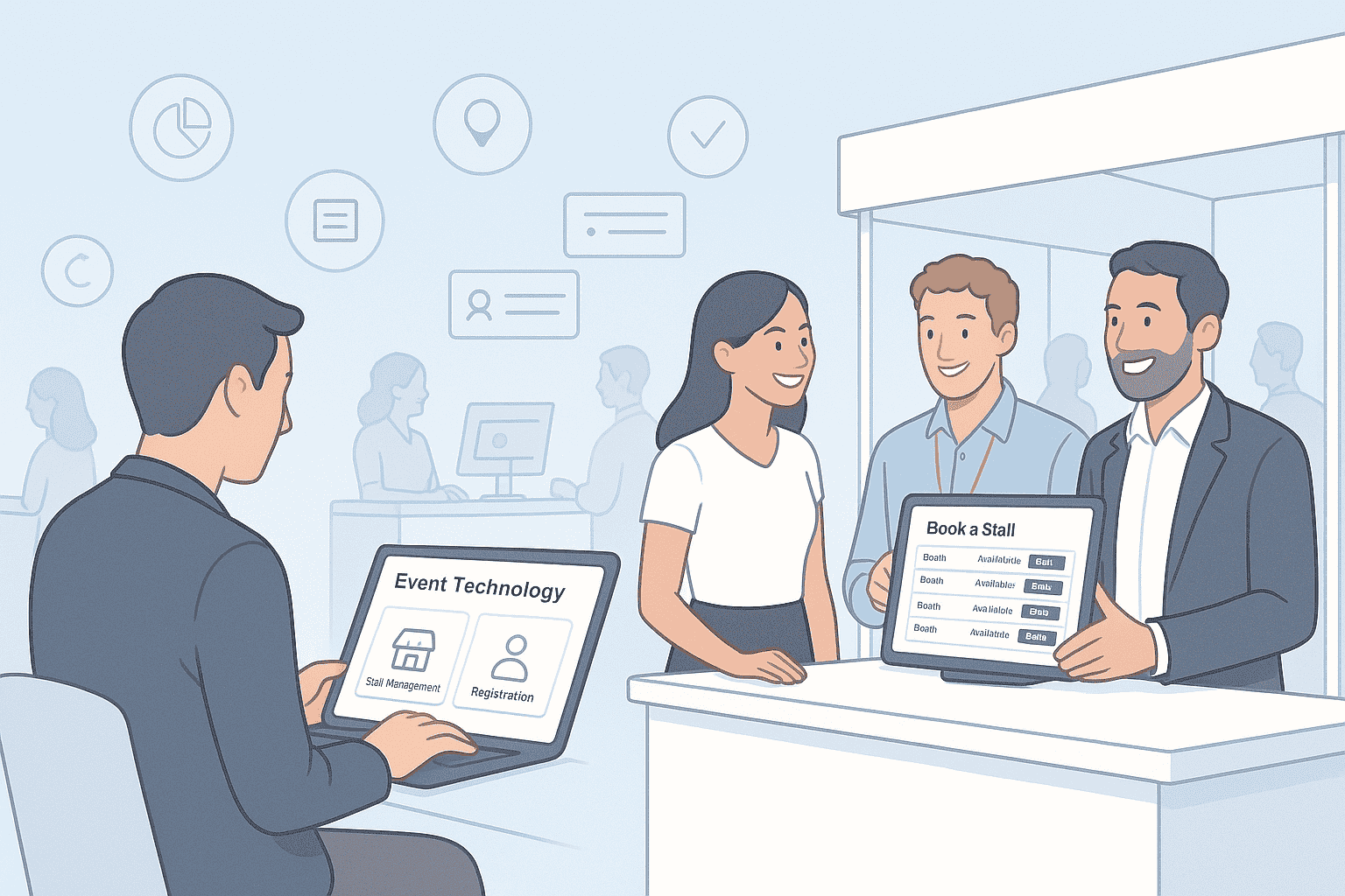 Smart tools for organizers seamless experiences for exhibitors